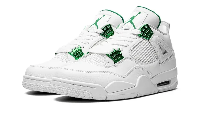 Air Jordan 4 Retro Metallic Pack Pine Green