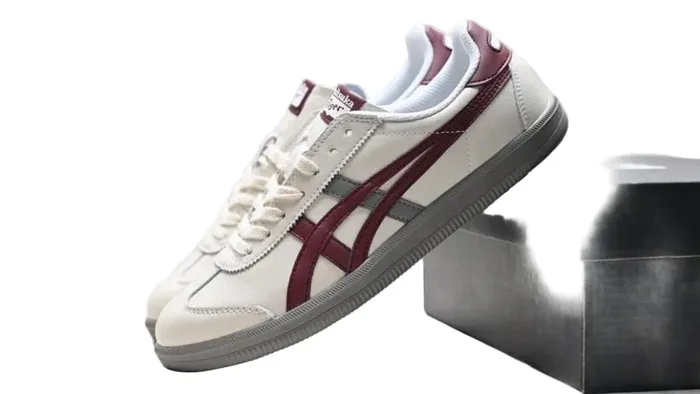 Onitsuka Tiger Tokuten White Burgundy Grey