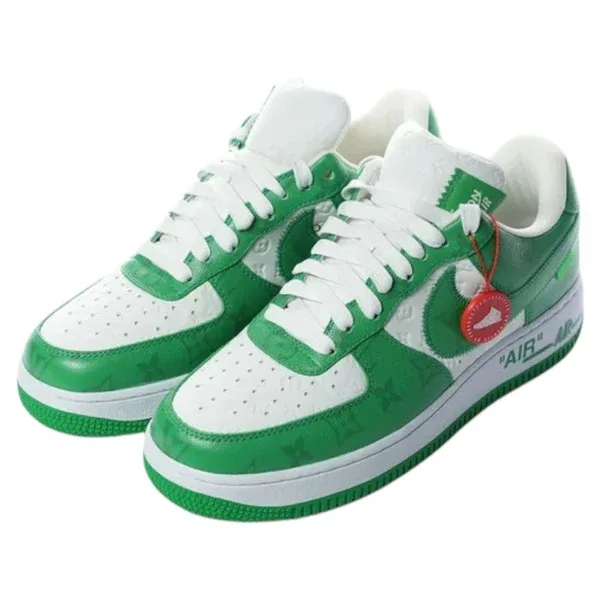 Nike Air Force 1 x Louis Vuitton Green White