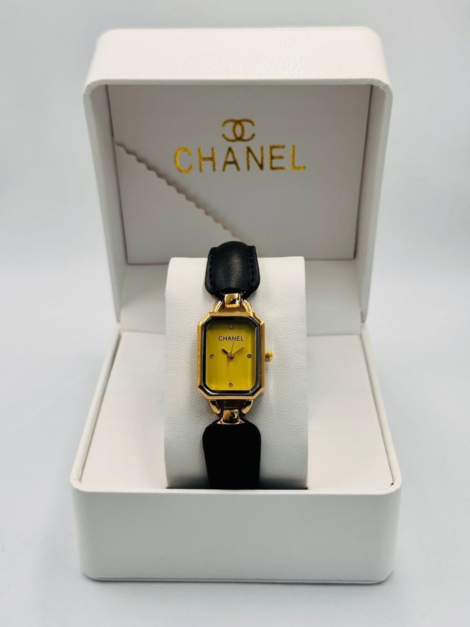Chanel Ladies Rectangular Strap Watch