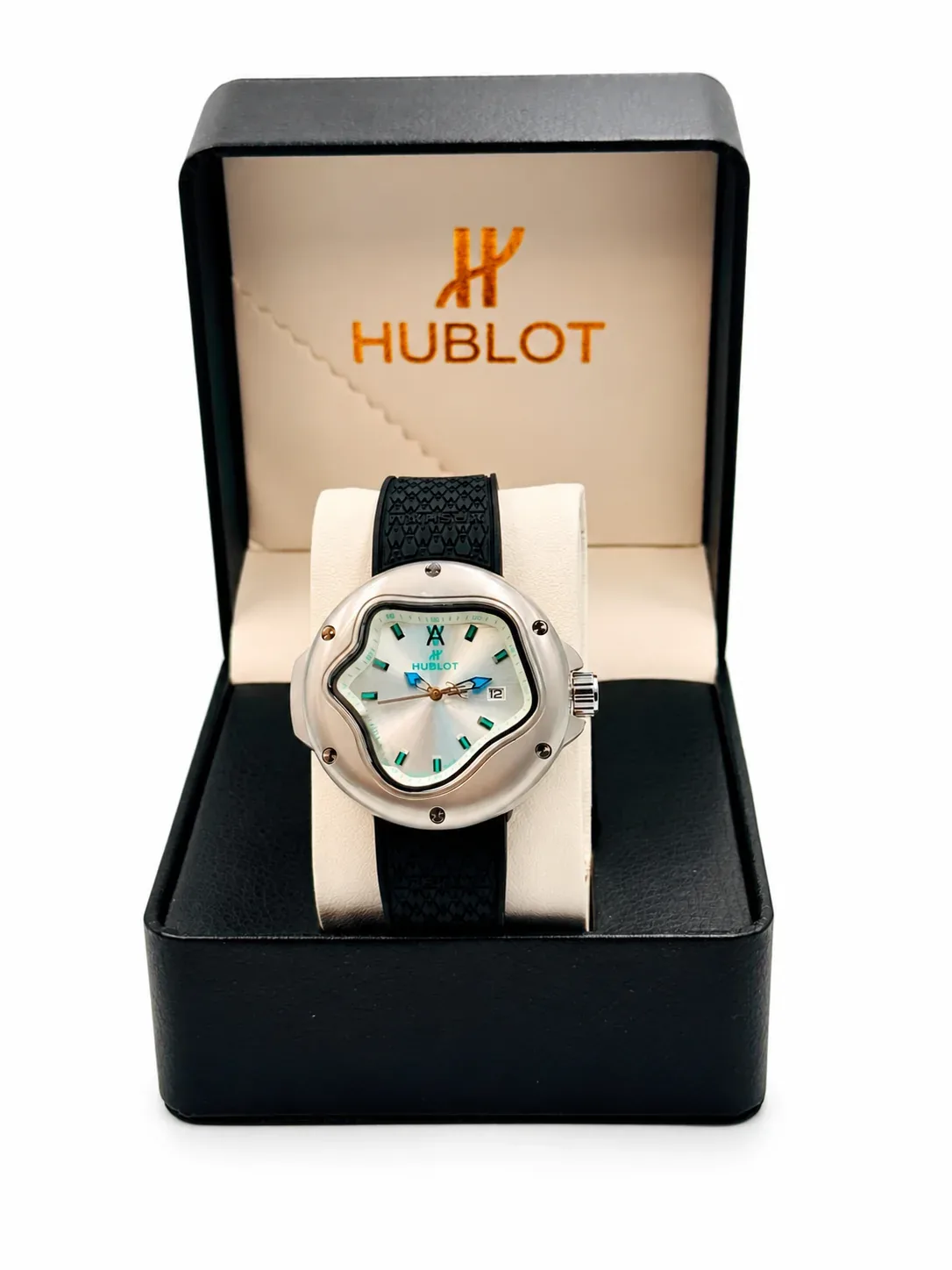 Hublot Men’s Sculpted Case Strap Watches